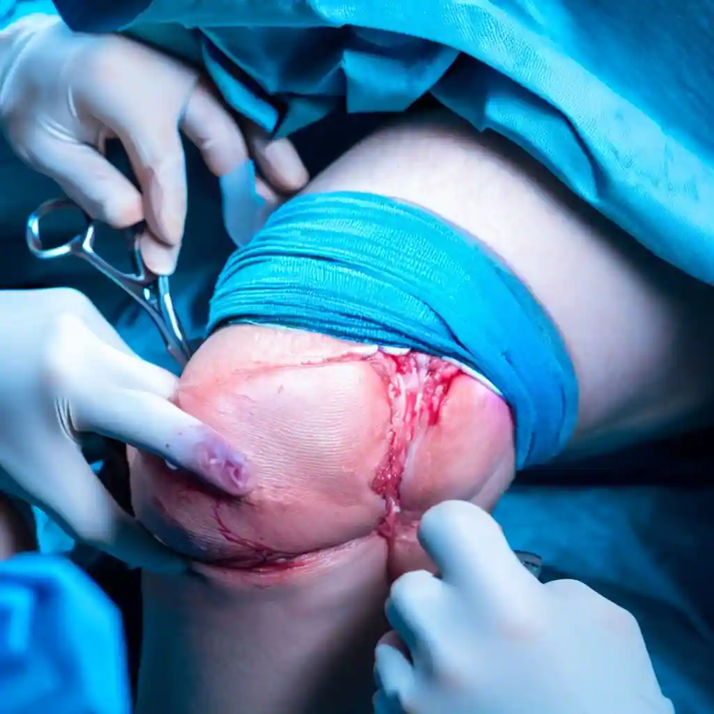 膝の手術のイメージ
